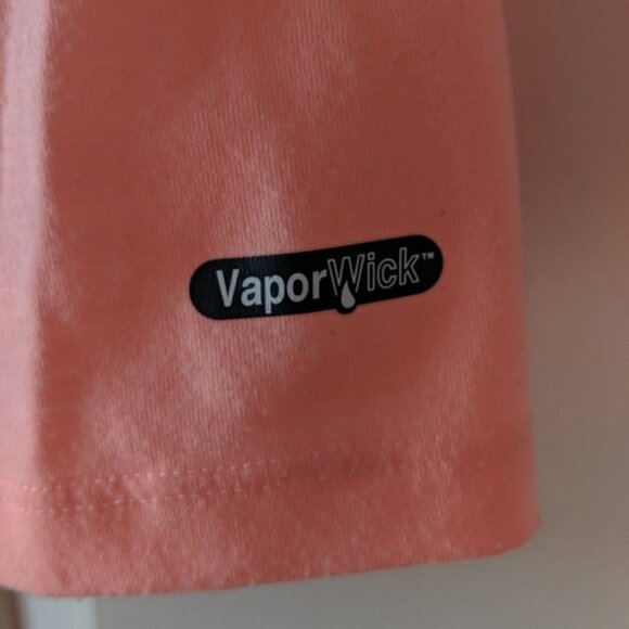 The North Face Vapor Wick neon peach t-shirt size small - Picture 4 of 5